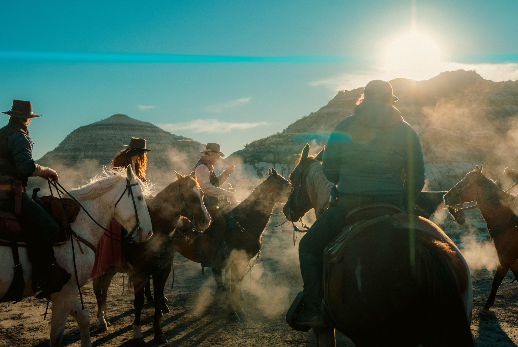 cold early morning on set